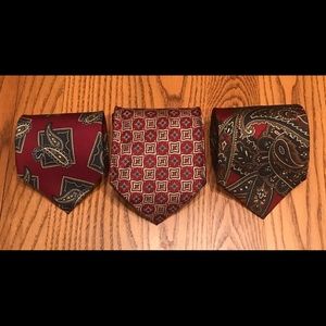 Lot of 3 Silk Ties